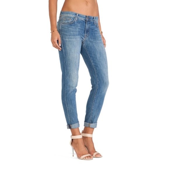 J Brand Ellis Boyfriend Jeans in Echo 25 - Picture 3 of 6